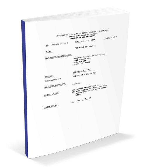 Model 100 Device Registry